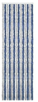 Chenille Type Curtain Grey & Blue