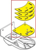 Spacer Kit Safe Door Grey (98656-499)