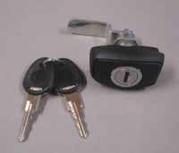 FAP Rectangular Push Lock Black