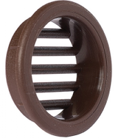 Round Air Vent 32mm Brown