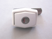 ZADI Rectangular Push Lock Off White