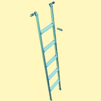 Strong aluminium bunk ladders 170 cm