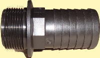 Hose Barb - 3/4 inch BSP Male thread to 1 inch Hose Barb
