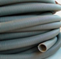 23mm Grey Convoluted Waste Hose 50m