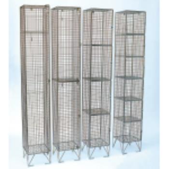 Wire Mesh Lockers Six Compartment