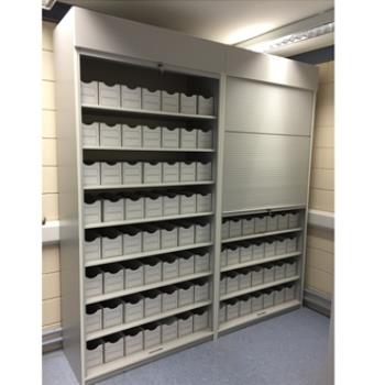 Lloyd George Tambour Door Storage Cupboards