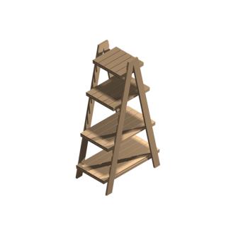 Ladder Display Stand Unit