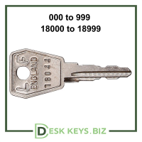 301 Desk Key for Desk Locks and Wooden Cabinet Locks
