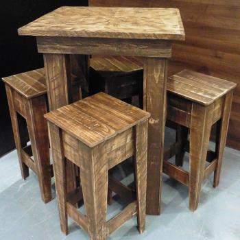 Woodcraft Rustic High Table