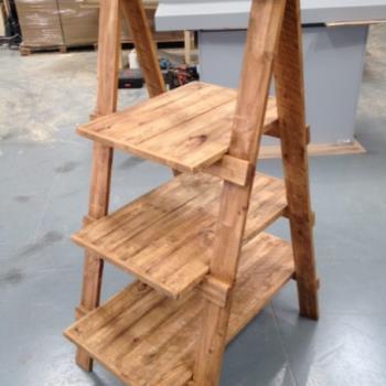 Woodcraft Rustic ‘A’ frame Display
