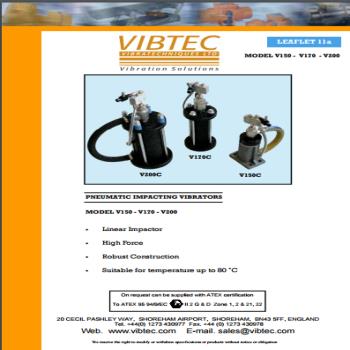 Impacting Vibrator (Type V150S, V170S & V200S)