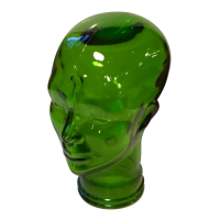 Glass head: Green   (glass display head)