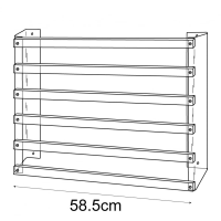 Gift paper rack-wall