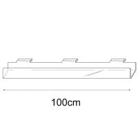 100cm card rack-slatwall
