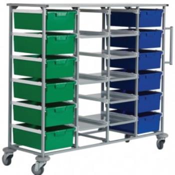 FOUR TIER CARRY CART 24 TRAYS