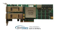 Arria® 10 GT/GX FPGA Low Profile PCIe Board with Dual QSFP and DDR4