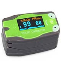 Paediatric Finger Pulse Oximeter MD300-C5 Frog w/FREE CARRY CASE