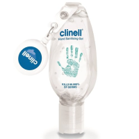 Clinell Alcohol Hand Gel 50ml Tottle with retractable belt clip