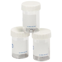 Sterilin Urine Bottles 60ml with Plain Label 300/pk
