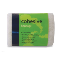 Cohesive Bandage White Latex 5cm x 4m