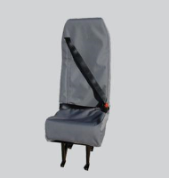 Fixed or adjustable see through moulded headrests 
