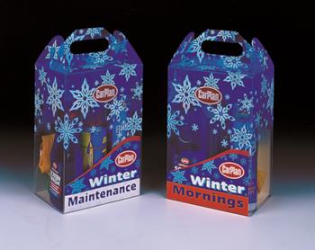 Blue Winter Cartons