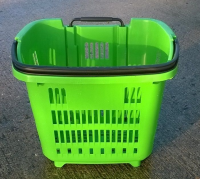 34 Litre Trolley Basket - Bright Green