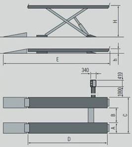 EATLSL Range - 3.5 & 5 Tonne - Class IV or VII Scissor Lift