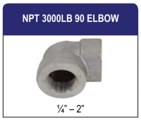 NPT 3000LB 90 Elbow