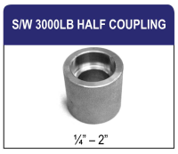 S/W 3000LB Half Coupling