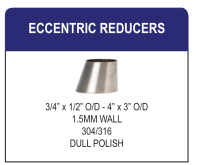 Eccentric Reducers Hygienic Fitting