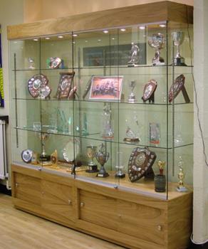 Custom Made Display Cabinets for Schools