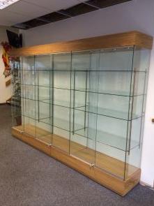 Wood Trophy Cabinets for Schools