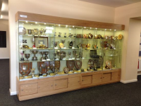 Bespoke Fitted Trophy Cabinet for Universities 