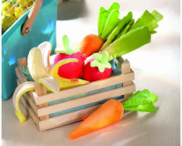 HABA - Play Food Crate with Fabric Fruit and Vegetables