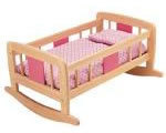 PINTOY Doll's Rocking Cradle