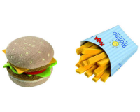 HABA - Play Food Hamburger and French Fries (Fabric)