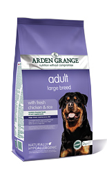 Adult Large Breed: with fresh chicken & rice