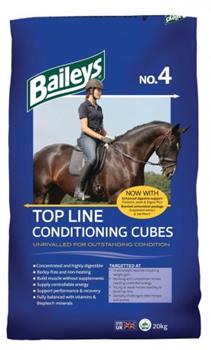 No.4 Top Line Conditioning Cubes Horse Feed