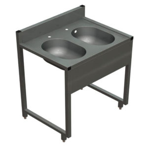 Sink Unit Double Bowl 680 Unit