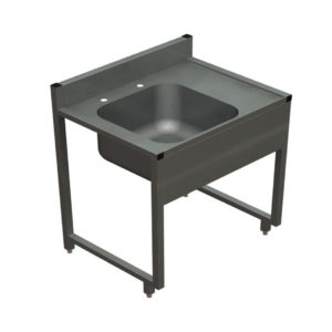 Single Square Bowl Sink Unit