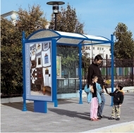 Bus Shelter Information Light Boxes