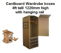 Wardrobe Boxes 4Ft Tall Cardboard Wardrobe Box