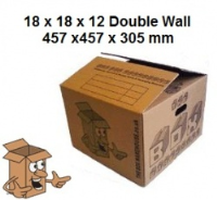 Medium Removal Boxes 18X18X12 Inch Double Walled With Easy Carry Handles