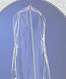 Long Dress Garment Cover 72" Clear Wedding Dress Cover