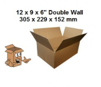 Cardboard Storage Boxes 12X9X6 Inches Smaller Double Wall Box