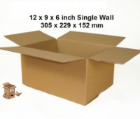 Cardboard A4 Box 12X9X6" Single Wall Storage Boxes