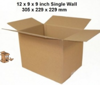 Cardboard Boxes 12X9X9" A4 Single Wall