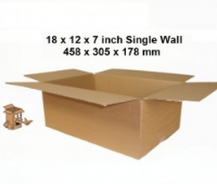 Cardboard Boxes 18X12X7" Single Wall Dvd Storage Boxes