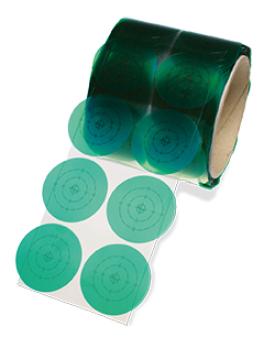 DISCS WITH TAB AND TARGET RINGS